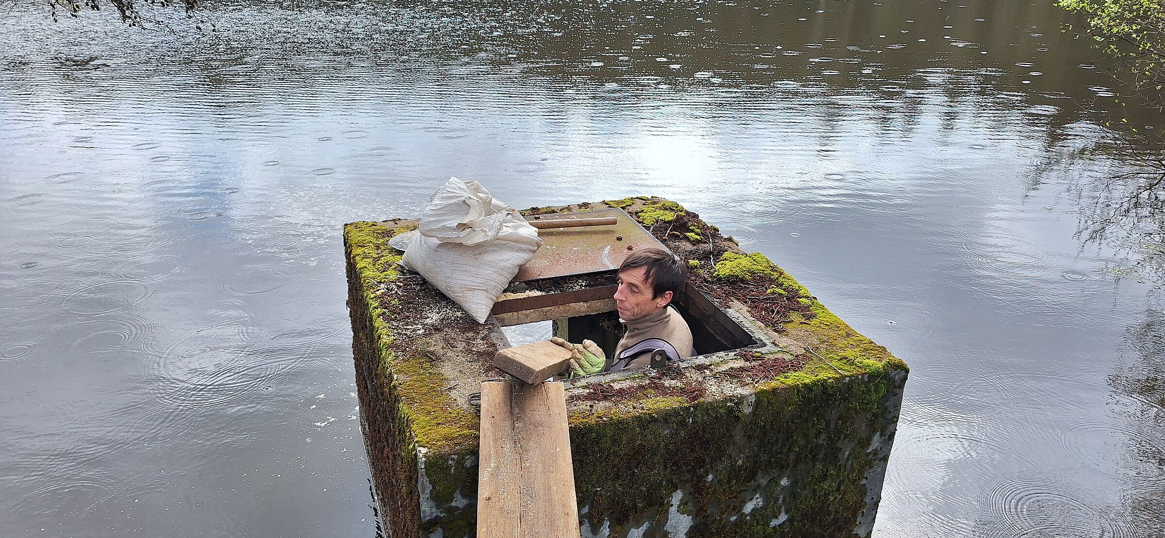 Abdichten des Mönches